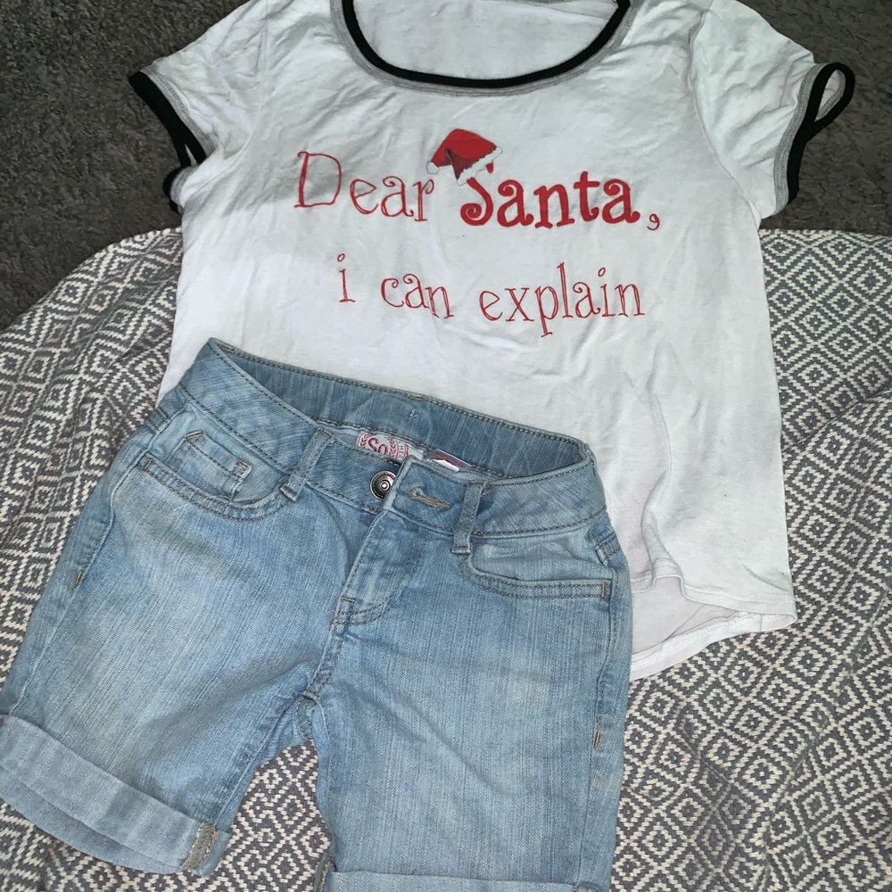 shirt & shorts .